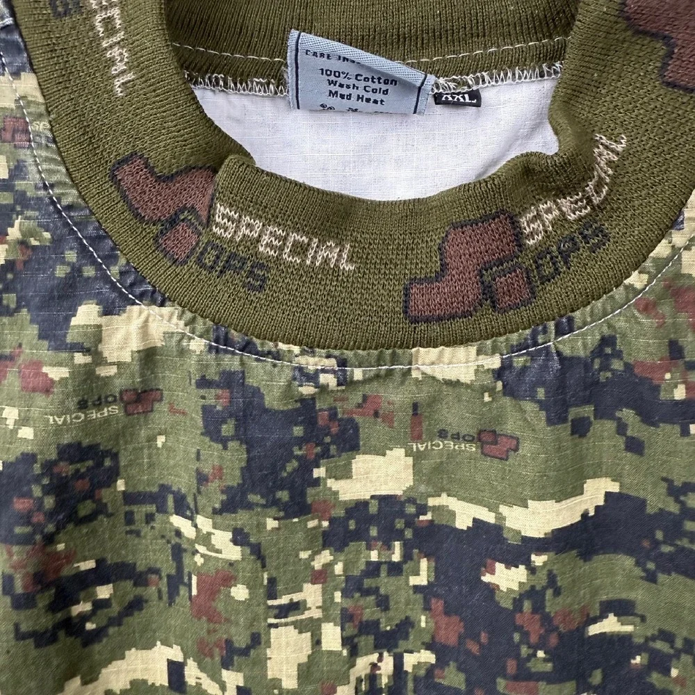 Special Ops Tacticalwear‎ Camo Pullover Long Sleeve Shirt XXL - Picture 6 of 16